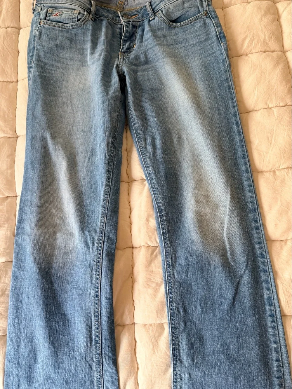 Hollister Light Blue Slim Straight Jeans